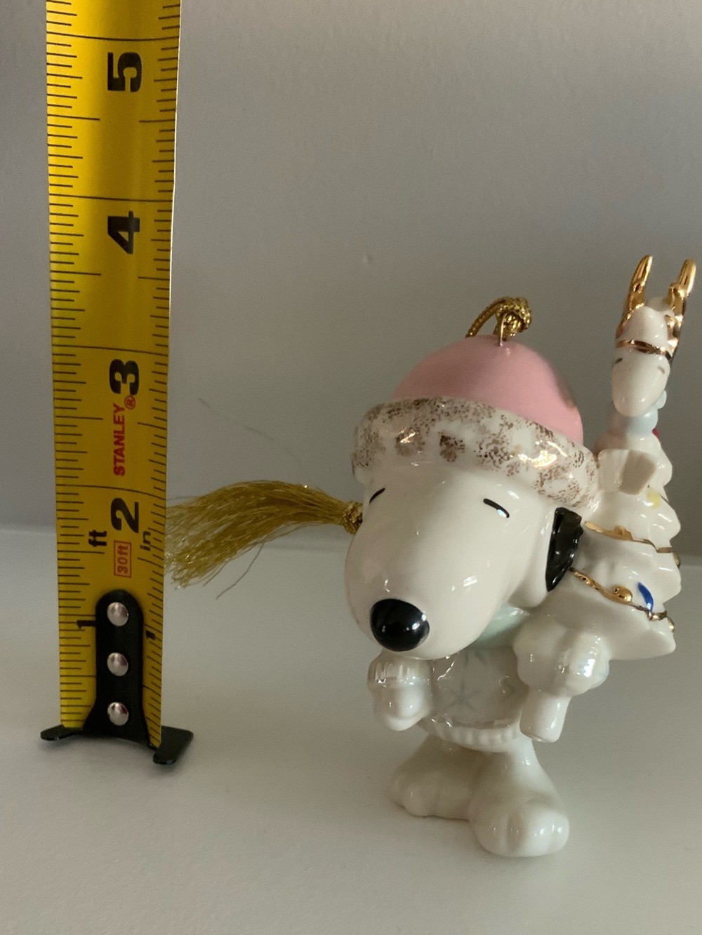 Lenox Classics Peanuts Snoopy "Holiday Cheer" Christmas Ornament 2003 - Picture 4 of 7